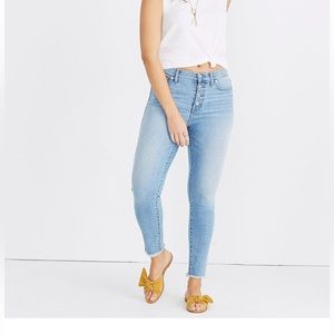 Madewell women’s 9" High-Rise Skinny Crop Jeans size 28